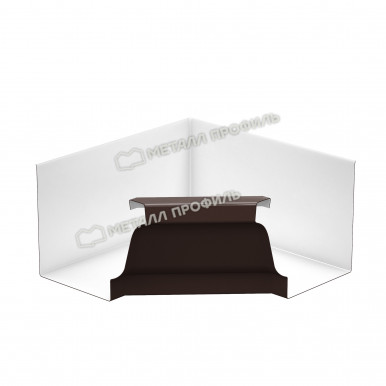 Угол желоба внутренний 120х86